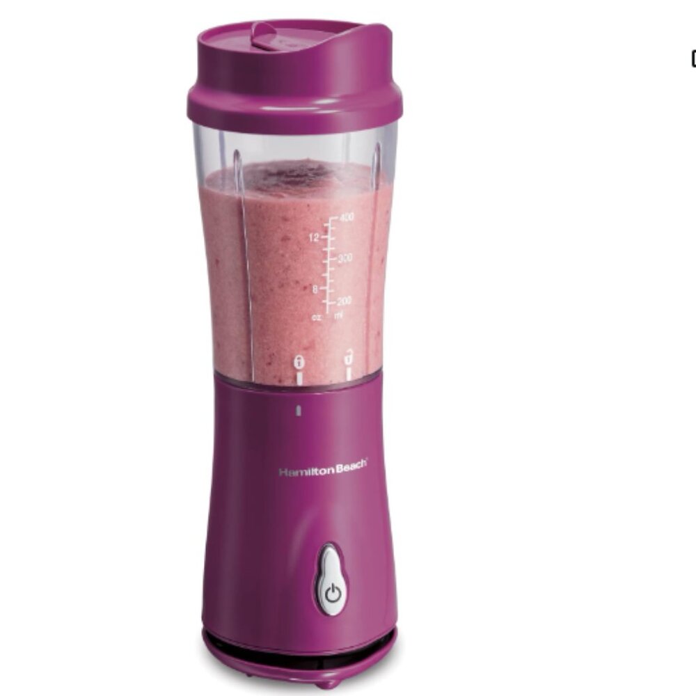 Hamilton Beach Portable Blender for Shakes and Smoothies, 14 Oz Travel Cup
